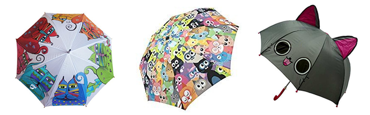 Cartoon straight umbrella