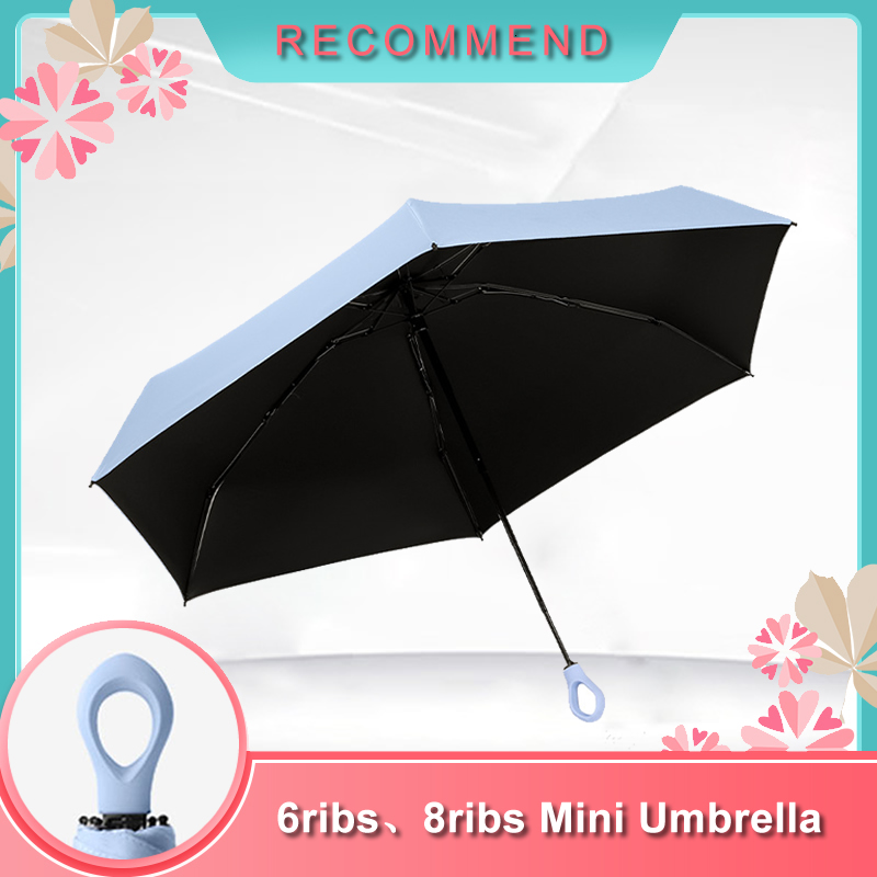 mini umbrella with buckle handle